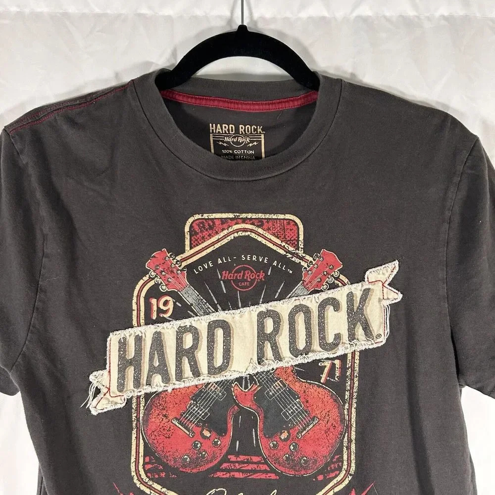 Hard Rock Shirt Unisex Small Black Orlando Short Sleeve Crew Neck - Picture 2 of 10
